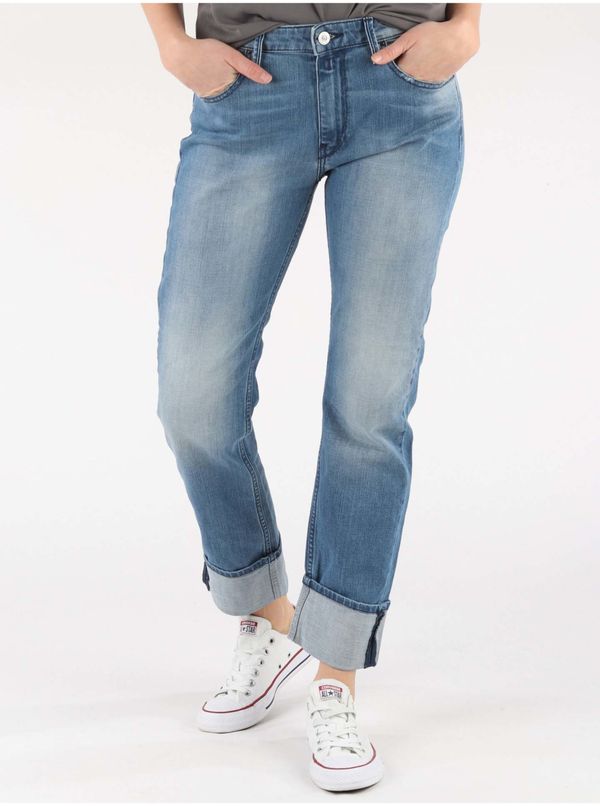 Replay Blue Women's Straight Fit Jeans Replay - Ženske