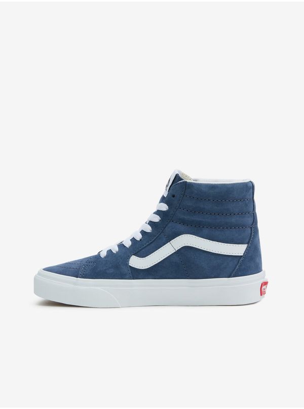 Vans Blue Women's Suede Ankle Sneakers VANS SK8-Hi