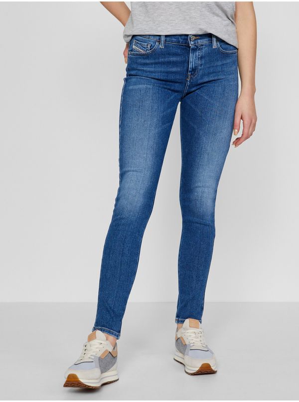 Diesel Blue women's super skinny fit jeans Diesel Slandy - Women