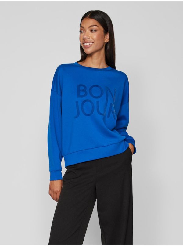 Vila Blue women's sweatshirt VILA Vireflect - Women