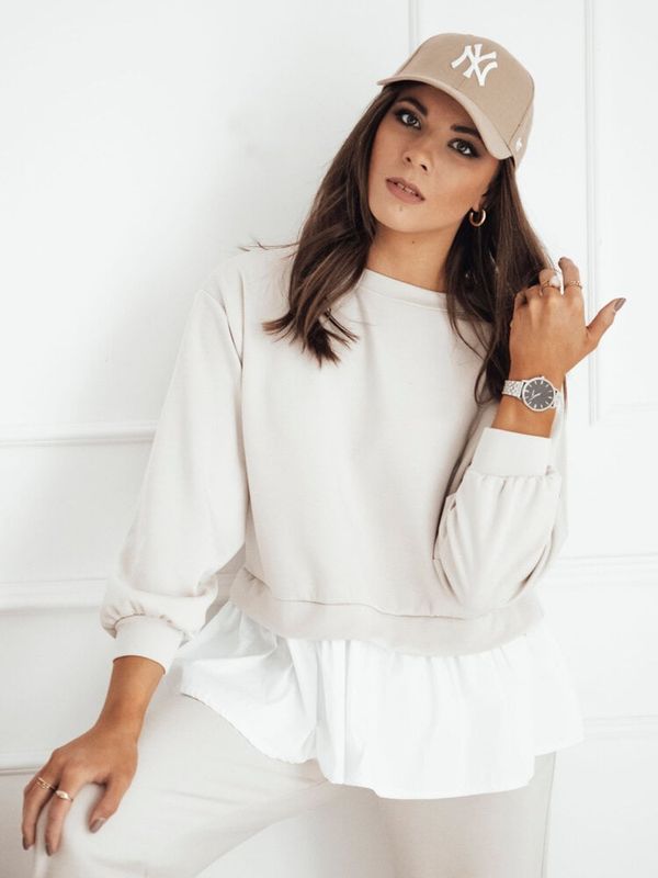 DStreet Bluza damska MOSS beżowa Dstreet