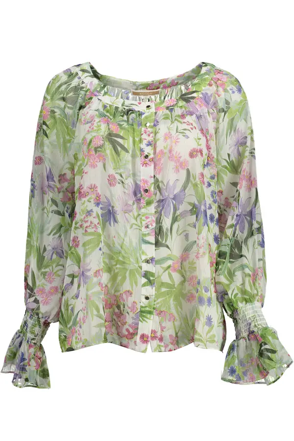 KOCCA Bluza s cvetličnim vzorcem in dolgimi rokavi