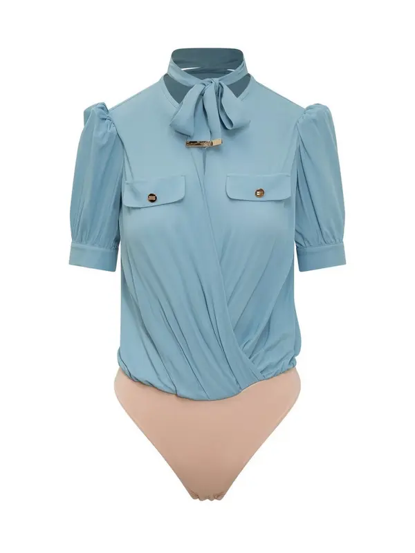 Elisabetta Franchi Bluza s kratkimi rokavi Elisabetta Franchi