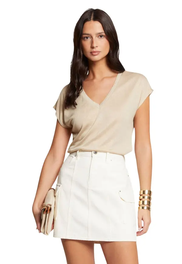 Morgan De Toi Bluza s kratkimi rokavi Morgan De Toi