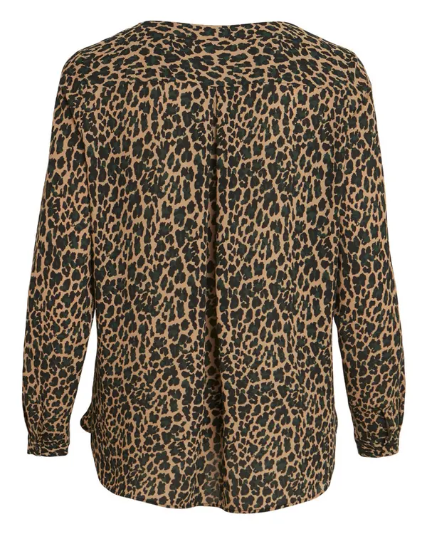 Vila Clothes Bluza z leopardjim vzorcem Vila Clothes