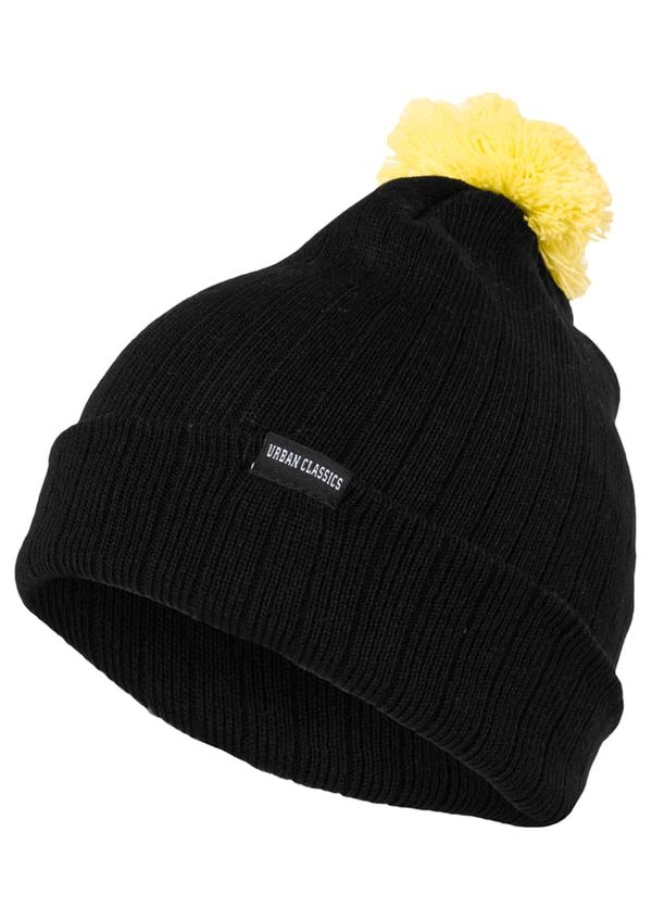 Urban Classics Accessoires Bobble Beanie - Black