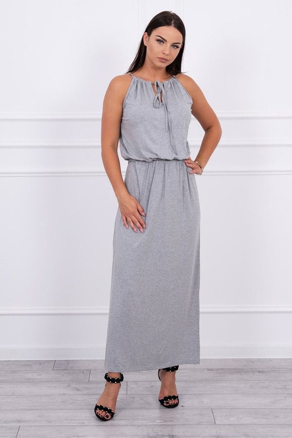 Kesi Boho dress with a gray fly