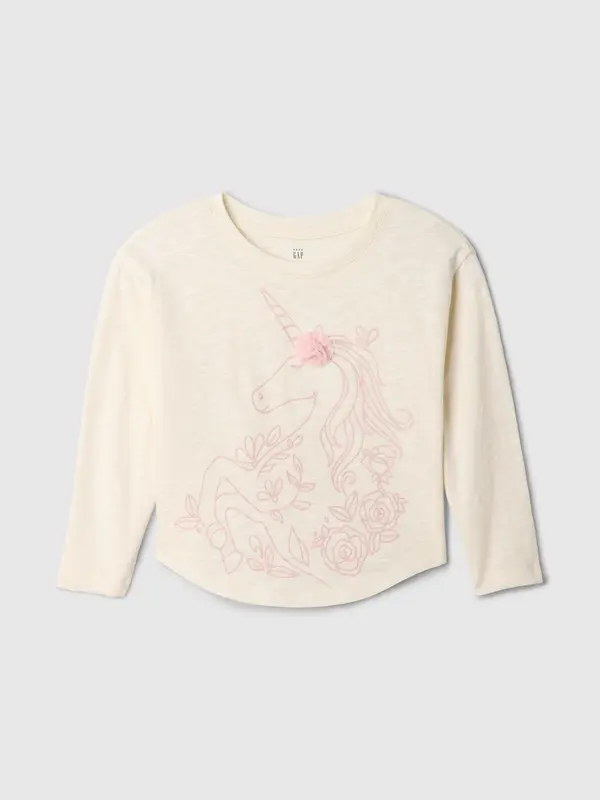 GAP Bombažna majica GAP Baby - deklice