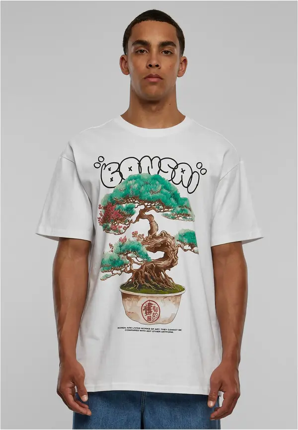 Mister Tee Bonsai Heavy Oversize Tee white