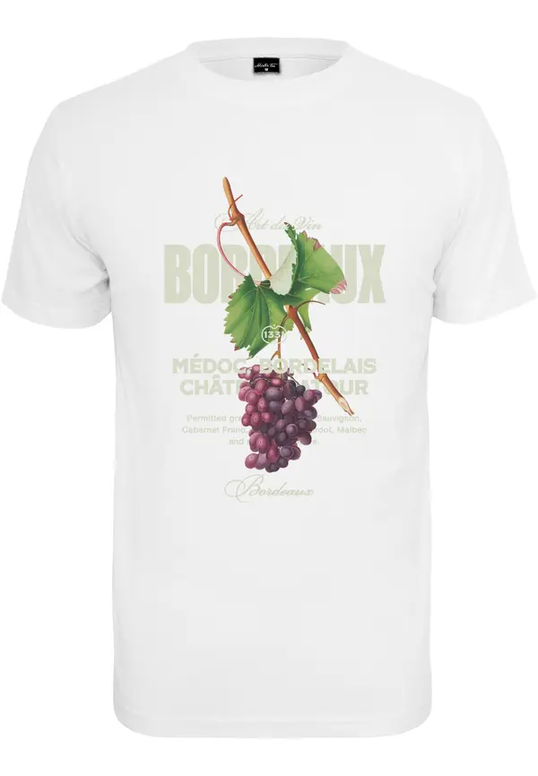 Mister Tee Bordeaux T-shirt white