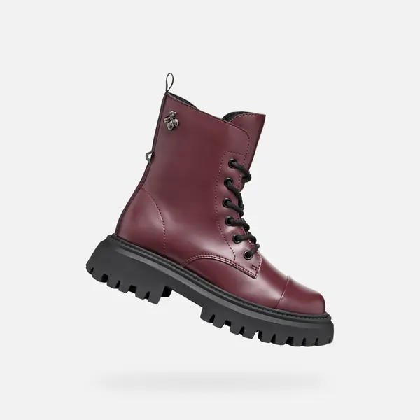 GEOX Bordo dekliški gležnjarji Geox Maquinnens