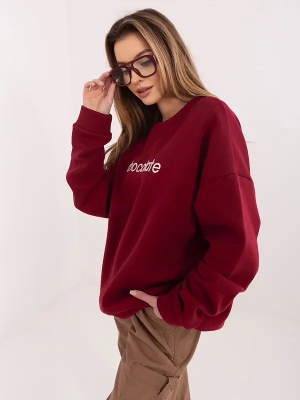 RUE PARIS Bordo jopica iz džersija RUE PARIS