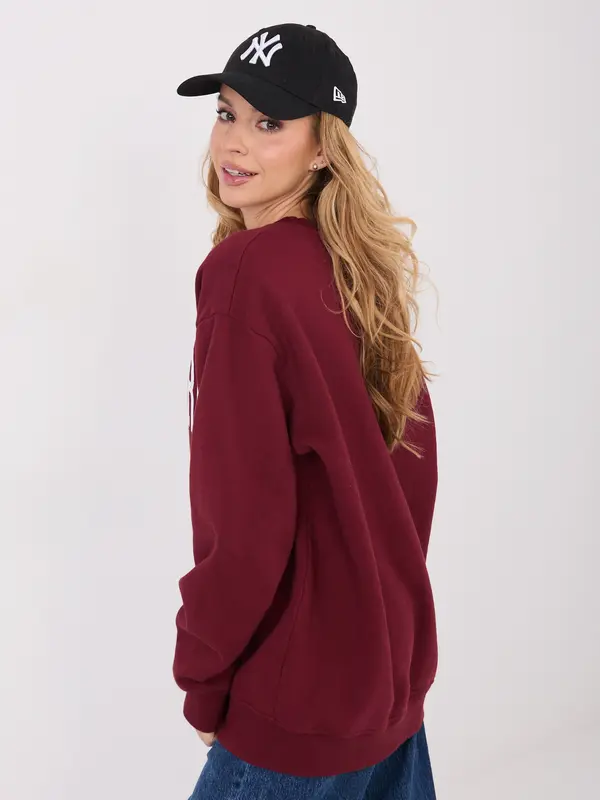 Factory Price Bordo pulover New York