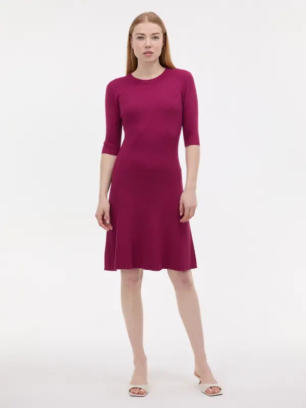 Orsay Bordo ženska midi obleka ORSAY