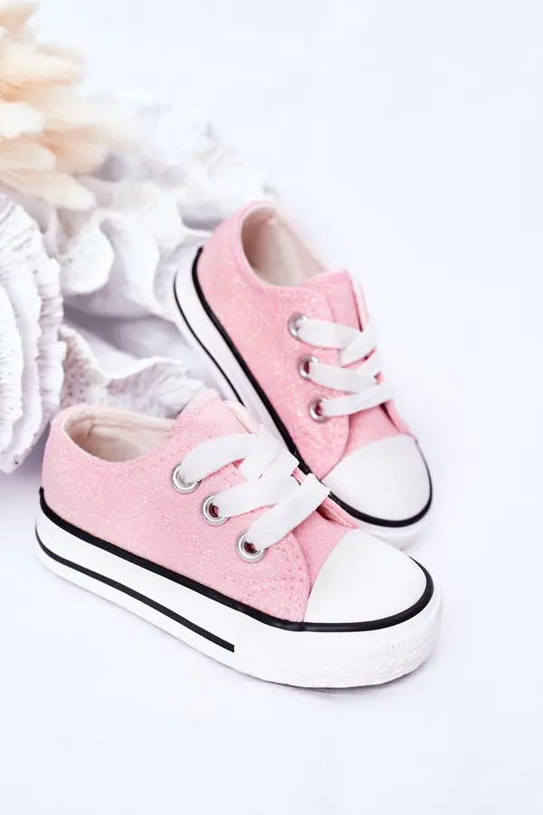 Boto Boto Children's Glitter Sneakers Pink Bling-Bling