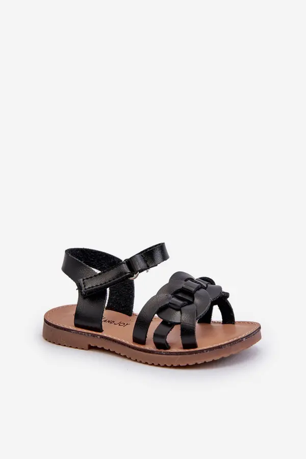 Boto Boto Children's Sandals with Velcro Fastening Black Sarniema
