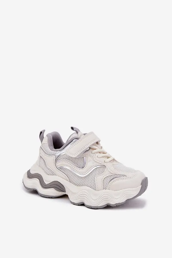 Boto Boto Children's Sneakers On Thick Sole White Lianees