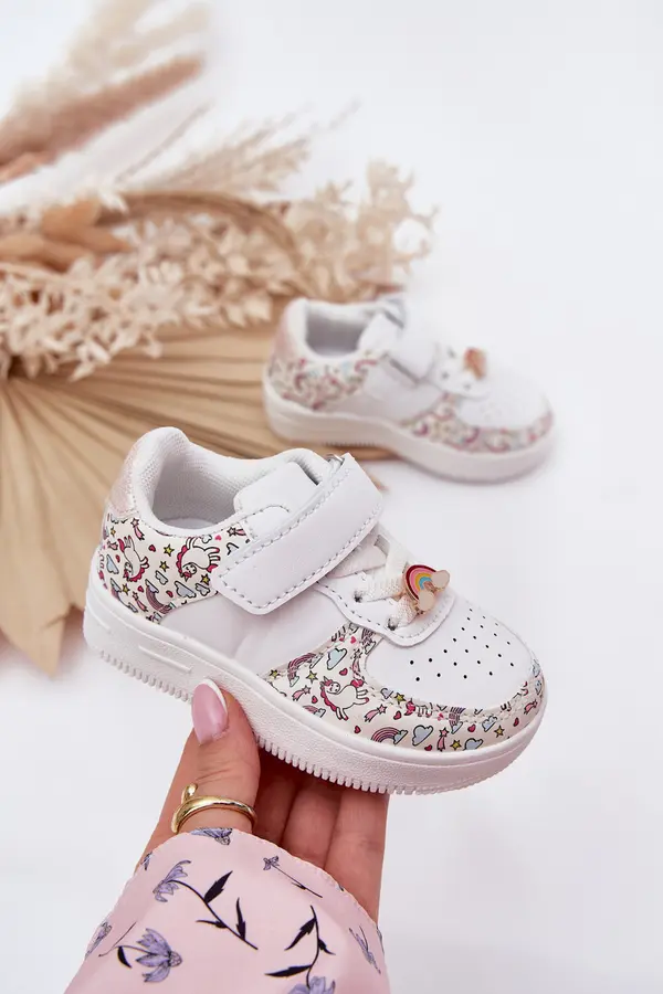 Boto Boto Children's sneakers sports shoes unicorns white Thalia