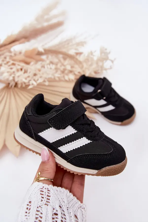 Boto Boto Children's Sneakers Sports Shoes With Velcro Black Viona