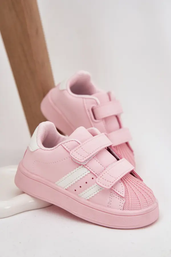Boto Boto Children's Sports Shoes Sneakers Made of Eco Leather Pink Renel