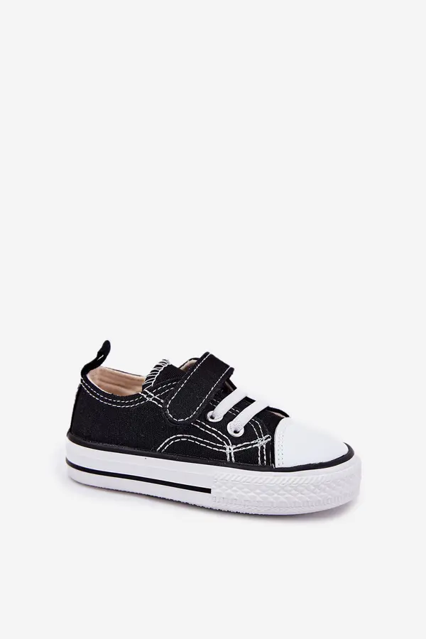 Boto Boto Children's Velcro Sneakers Black Obidana