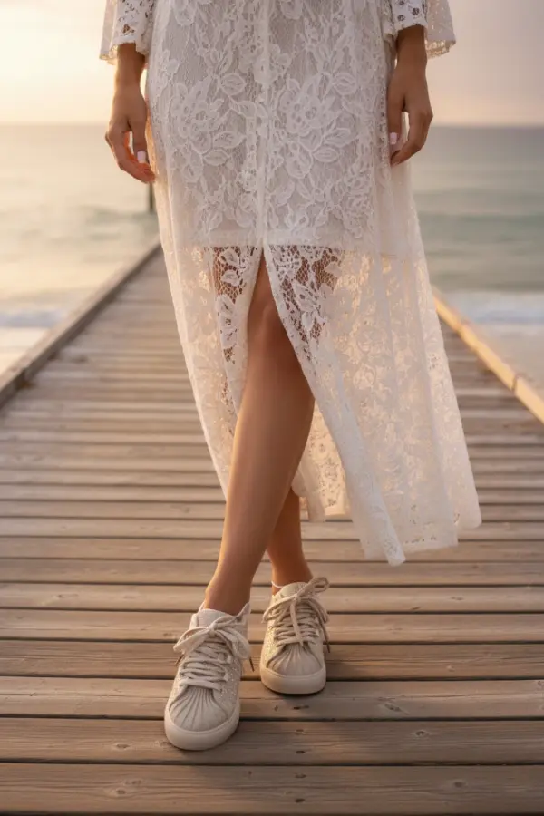 Boto Boto Decorated Women's Sneakers Beige Calissea