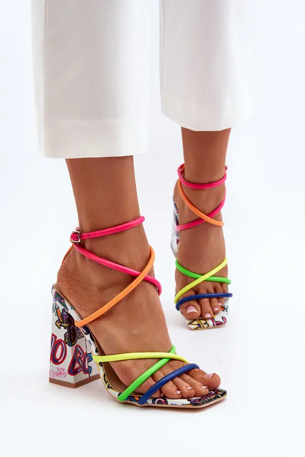 Boto Boto Fashionable High Heel Sandals Multicolour Josette