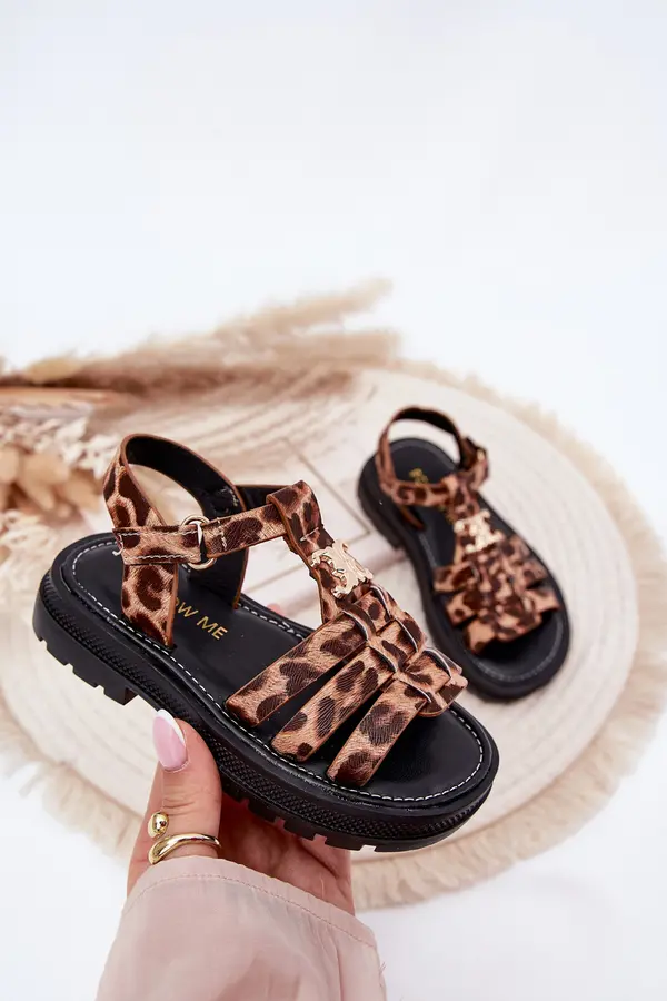 Boto Boto Girls Sandals With Decorative Detail Panther Serina