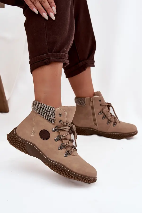 Boto Boto Insulated Trapper Boots Women's Beige Zenaya