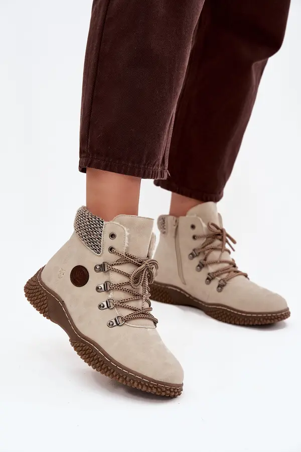 Boto Boto Insulated Trapper Boots Womens Light Beige Zenaya