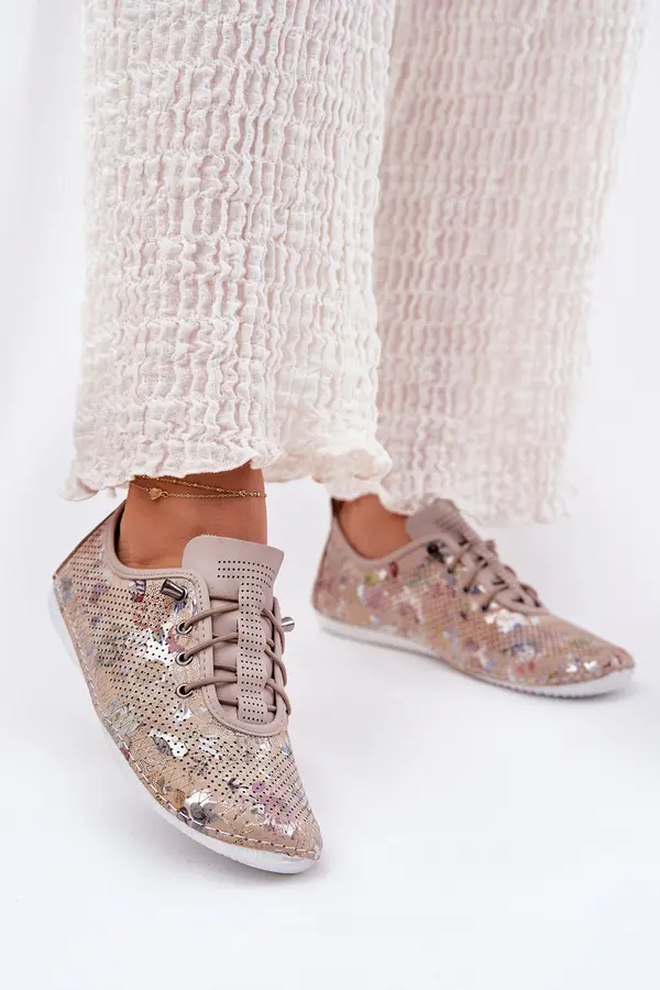 ARTIKER Boto Ladies Leather Patterned Loafers Artiker