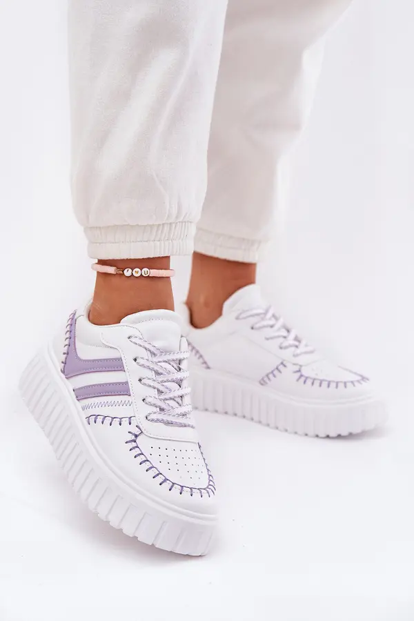 Boto Boto Ladies Sneakers On Platform Purple Ofenale