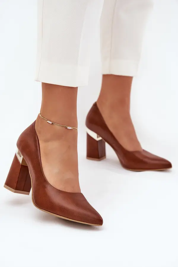 Boto Boto Leather Pumps Lewski 3117 Dark Brown