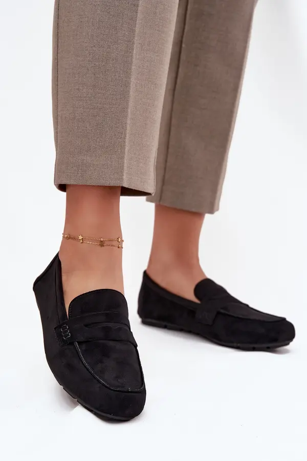 Boto Boto Loafers Moccasins Women's Flat Black Soreline