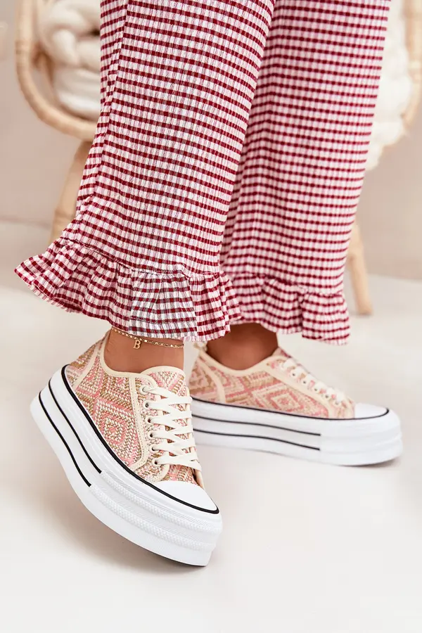 Boto Boto Low Women's Sneakers On Platform Pink Melina