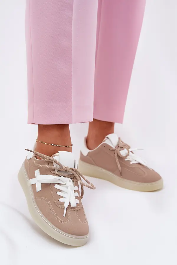 Boto Boto Low Women's Sports Shoes Beige Zelevelis