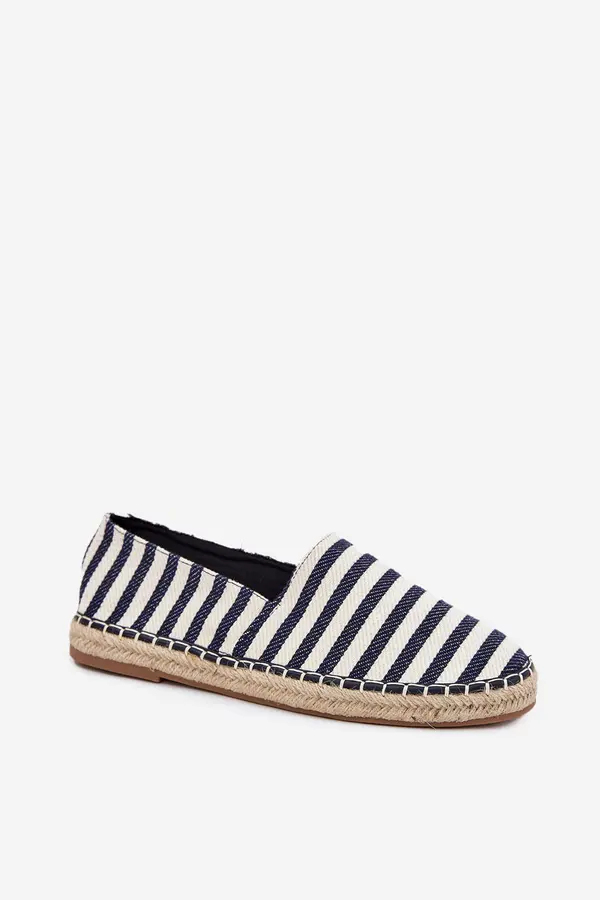 Boto Boto Men's Fabric Espadrilles With Stripes Dark Blue Kerenz