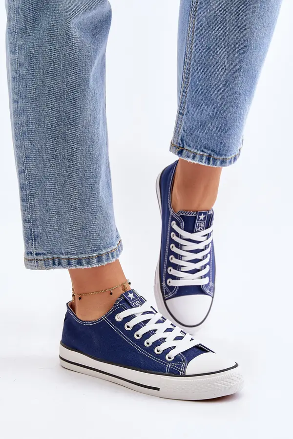 Boto Boto Women's Classic Sneakers Navy Blue Ecoma
