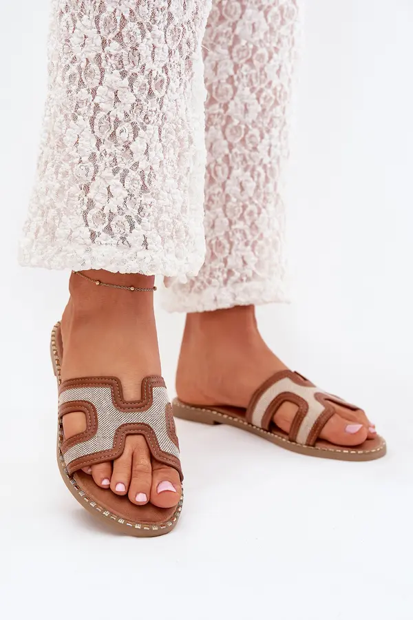 Boto Boto Women's Flat Heeled Sandals Brown Vereya