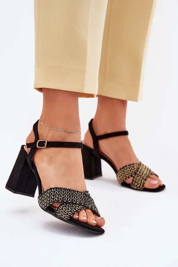 Boto Boto Women's Heeled Sandals Black Almera