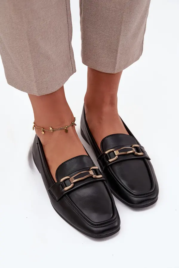 Boto Boto Women's Loafers Shoes With Decoration Black Priscelle