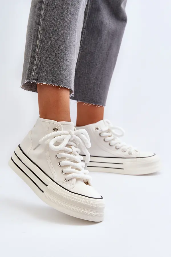 Boto Boto Women's platform sneakers white Aineri