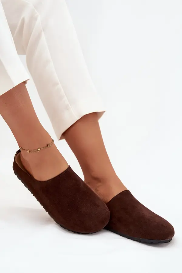 Boto Boto Women's slippers on platform chocolate Sylviane