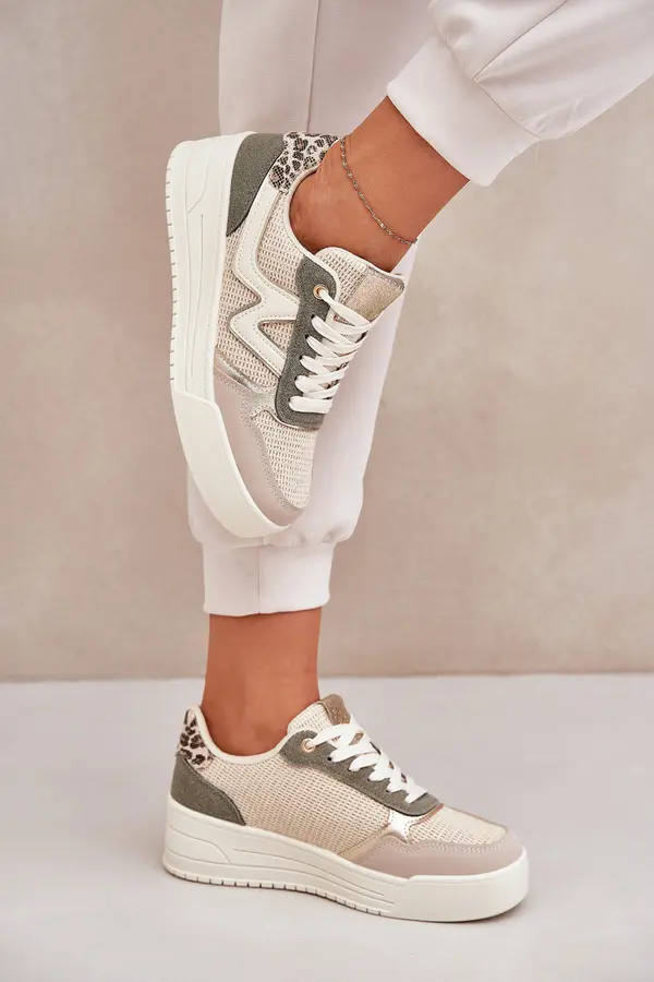 Boto Boto Women's Sports Shoes On Platform Panther Green Lorori