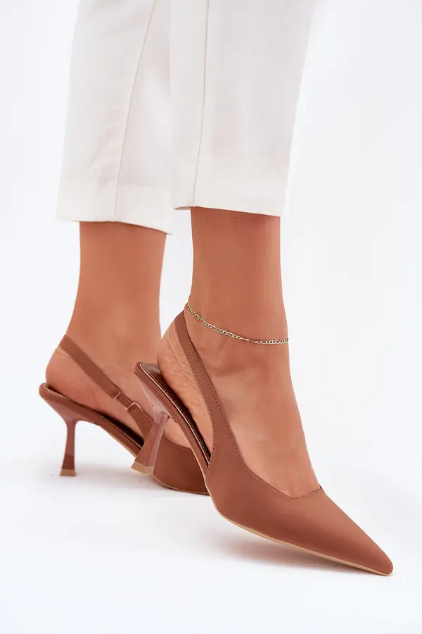 Boto Boto Women's Stiletto Sandals Camel Lunira