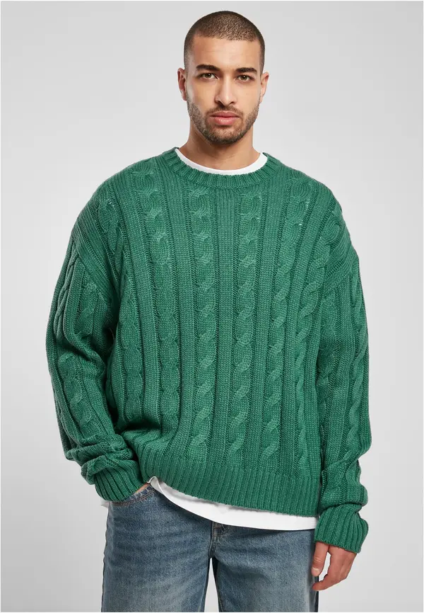 Urban Classics Box sweater green