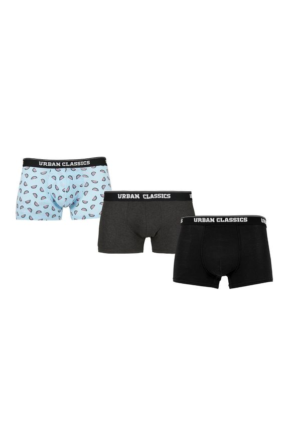 UC Men Boxer shorts 3-Pack watermelon aop+cha+blk