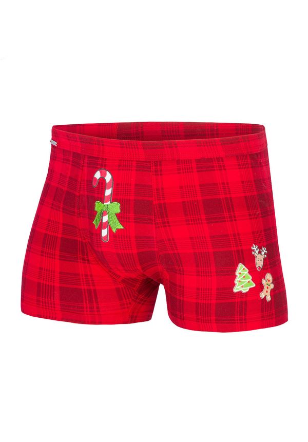 Cornette Boxers Candy Cane 017/42 Merry Christmas Red