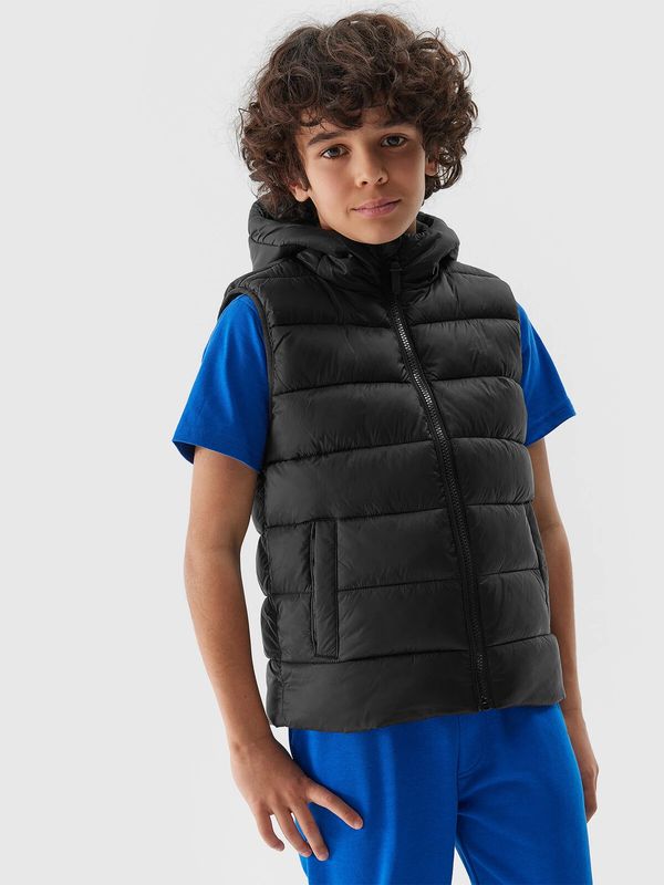 4F Boys' 4F Synthetic Down Down Vest - Deep Black