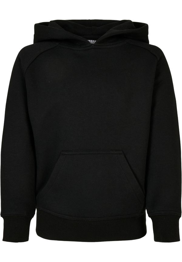 Urban Classics Kids Boys Blank Hoody Black